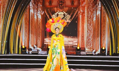 Người đẹp áo dài Hoa hậu Doanh nhân Việt Nam 2023 thuộc về Lê Thị Ánh Hồng