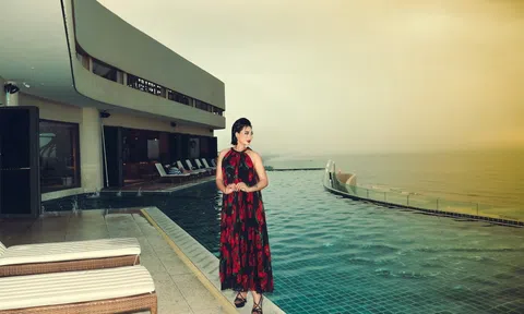 Hoa hậu Trịnh Lan Trinh khoe thần thái ngút trời trong trang phục của NTK Đỗ Mạnh Cường
